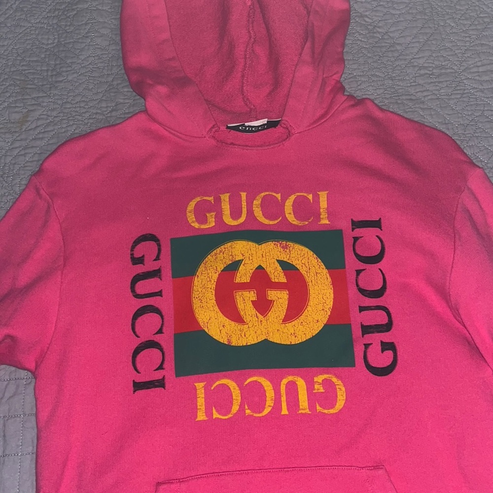 Pink Gucci Hoodie